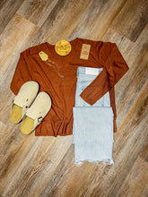 Load image into Gallery viewer, COPPER LIGHT WEIGHT SWEATER