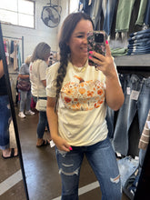 Load image into Gallery viewer, FLORAL PUMPKIN GRAPHIC TEE