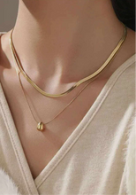 Load image into Gallery viewer, GOLDEN HAZE DOUBLE CHAIN NECKLACE