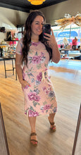 Load image into Gallery viewer, EVA PINK FLORAL DRESS