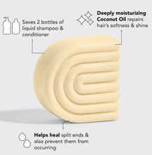 Load image into Gallery viewer, KITSCH DEEP MOISTURIZING COCONUT OIL SOLID CONDITIONER BAR