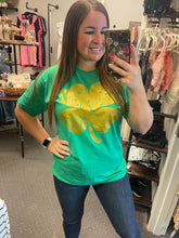 Load image into Gallery viewer, GOLD LEAF CLOVER GRAPHIC TEE