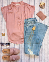 Load image into Gallery viewer, DUSTY PINK BLOUSE