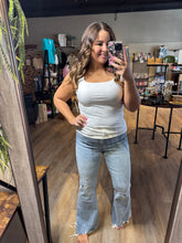 Load image into Gallery viewer, DOUBLE WHITE SCOOP NECK TOP