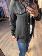 Load image into Gallery viewer, CHARCOAL CORDED SHACKET