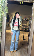 Load image into Gallery viewer, VERVET CRYSTAL 90s VINTAGE FLARE