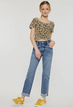 Load image into Gallery viewer, TWEEN KANCAN HIGH RISE SLIM STRAIGHT JEANS