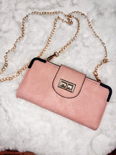 Load image into Gallery viewer, TURN LOCK CROSSBODY WALLET
