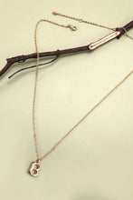 Load image into Gallery viewer, GOLD BUBBLE LETTER NECKLACE