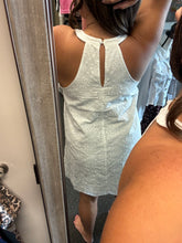 Load image into Gallery viewer, WHITE EYELET DRESS