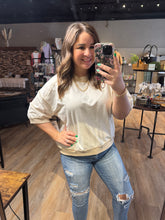 Load image into Gallery viewer, CREAM RAGLAN KNIT TOP