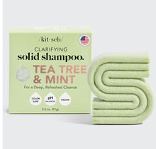 Load image into Gallery viewer, KITSCH TEA TREE & MINT CLARIFYING SHAMPOO BAR