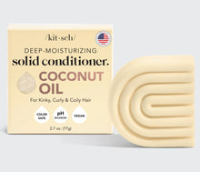 Load image into Gallery viewer, KITSCH DEEP MOISTURIZING COCONUT OIL SOLID CONDITIONER BAR