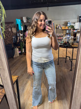 Load image into Gallery viewer, DOUBLE WHITE SCOOP NECK TOP