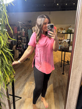 Load image into Gallery viewer, FUCHSIA ACID WASH TOP