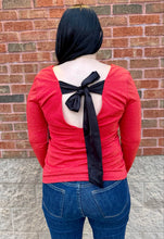 Load image into Gallery viewer, RED SHIMMER TOP