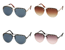 Load image into Gallery viewer, JADE BLUE GEM SUNGLASSES