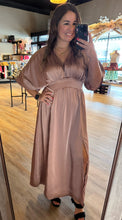 Load image into Gallery viewer, NICOLE SATIN MAXI DRESS