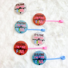 Load image into Gallery viewer, STRAW TOPPERS