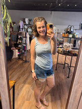 Load image into Gallery viewer, BABY BLUE WILDFLOWER TANK