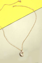 Load image into Gallery viewer, GOLD BUBBLE LETTER NECKLACE