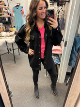 Load image into Gallery viewer, DELANEY DISTRESSED DENIM JACKET