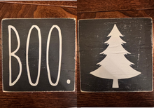 Load image into Gallery viewer, DOUBLE SIDED FALL/CHRISTMAS SIGN