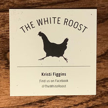 Load image into Gallery viewer, BLACK AND WHITE SNOWFLAKE 5 1/4” X 5 1/4” SIGN