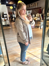 Load image into Gallery viewer, MANDY TAUPE SHACKET