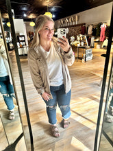 Load image into Gallery viewer, MANDY TAUPE SHACKET