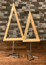 Load image into Gallery viewer, WOODEN TREES ON STANDS (SET OF 2)