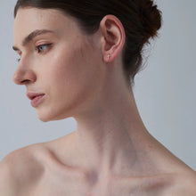 Load image into Gallery viewer, TINY CROSS STERLING SILVER 925 EARRING