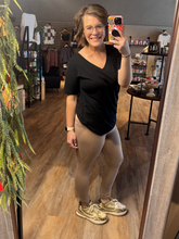 Load image into Gallery viewer, MONO B TAUPE HIGH WAISTED LEGGINGS WITH POCKETS