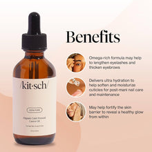 Load image into Gallery viewer, KITSCH ORGANIC 100% PURE COLD-PRESSED CASTOR OIL
