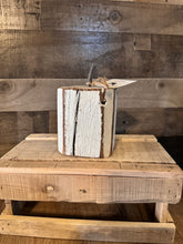Load image into Gallery viewer, SMALL WOODEN PUMPKINS WITH IRON HANDLE