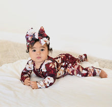 Load image into Gallery viewer, CLAIRE FLORAL RUFFLE ROMPER