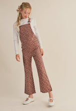 Load image into Gallery viewer, OLIVIA TWEEN FLORAL OVERALLS