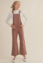 Load image into Gallery viewer, OLIVIA TWEEN FLORAL OVERALLS