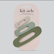 Load image into Gallery viewer, KITSCH FLAT LAY CLAW CLIPS 3PCS SET