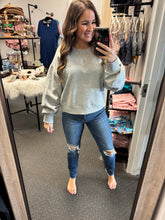 Load image into Gallery viewer, RISEN HEATHER GREY SWEATSHIRT
