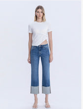 Load image into Gallery viewer, VERVET TERESA CROP STRAIGHT JEANS
