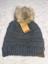 Load image into Gallery viewer, CC FUR POM BEANIE
