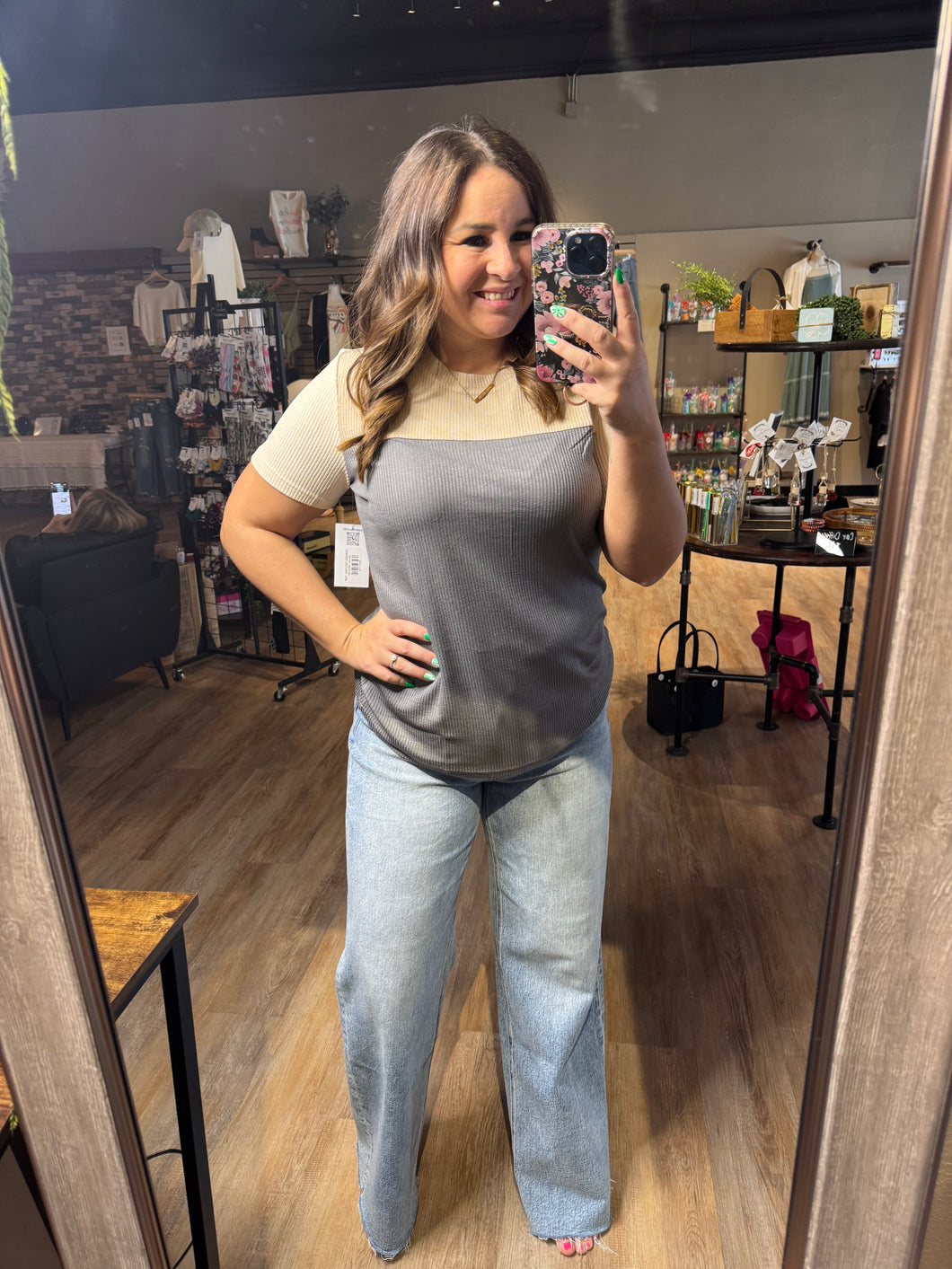 CORDED NEUTRAL TOP – Bella Rae Boutique