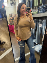 Load image into Gallery viewer, MOCHA BRUSHED LONG SLEEVE
