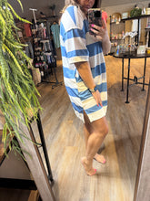 Load image into Gallery viewer, BLUE STRIPE DRESS
