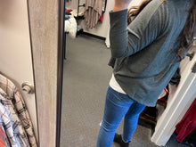 Load image into Gallery viewer, OLIVE ASYMMETRICAL SWEATER
