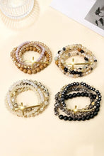 Load image into Gallery viewer, CROSS BEADED BRACELET SET
