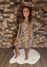 Load image into Gallery viewer, FALL FLORAL DRESS
