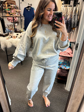 Load image into Gallery viewer, RISEN HEATHER GREY JOGGER PANTS
