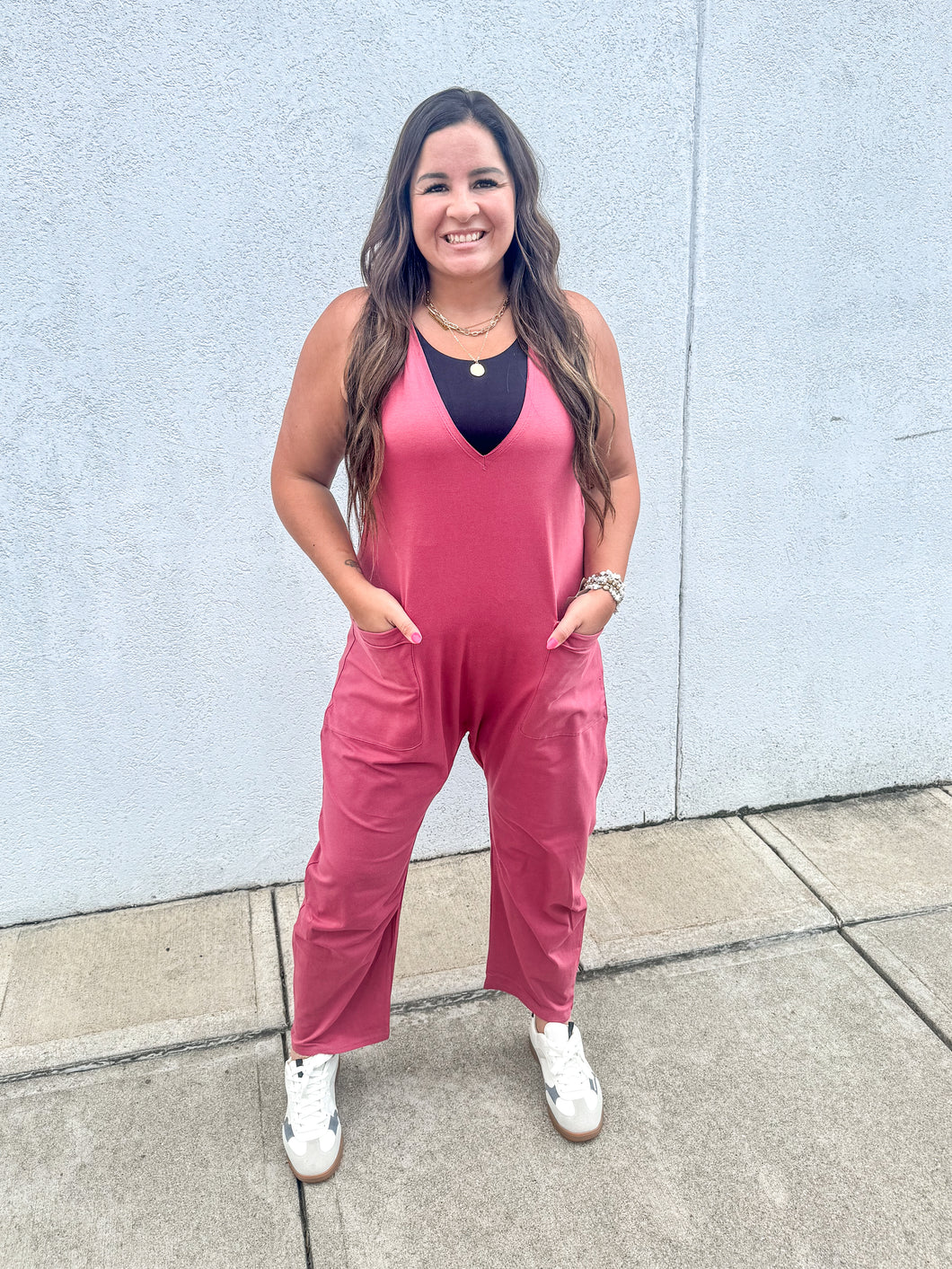 MAUVE OVERSIZED JUMPSUIT